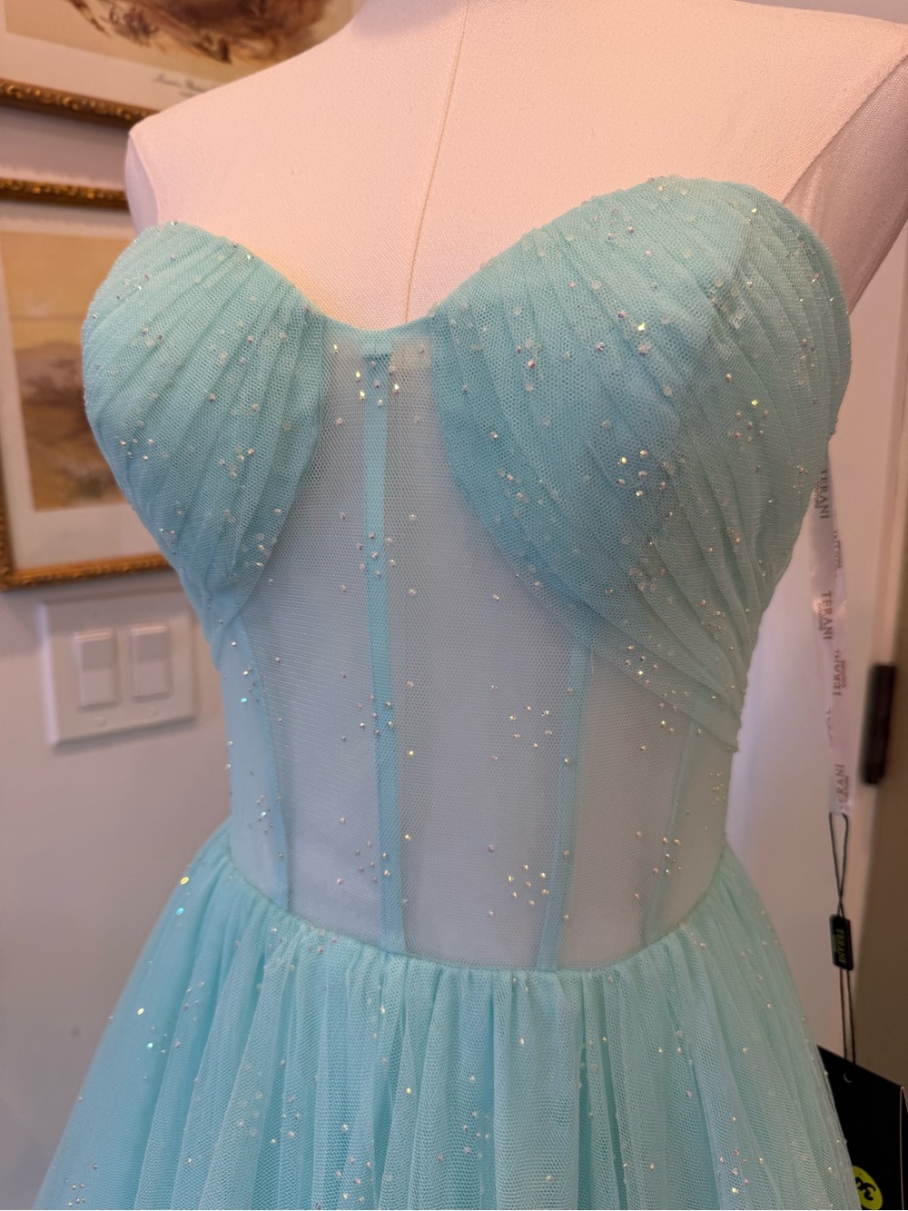 NWT Terani Couture Midi Ballgown